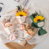 Mini Soap Flowers Rose Bouquet Artificial Flowers
